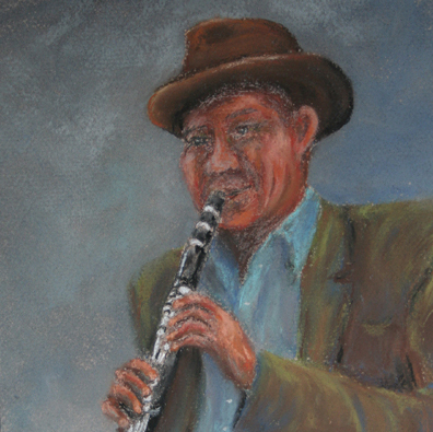 Street Musician at the Pier